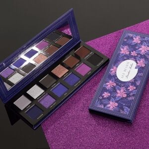 Ace Beaute Paradise Fallen Eyeshadow Palette - Purple, Silver, and Brown Hues